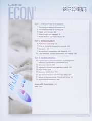 Front cover of Survey of ECON by Robert Sexton