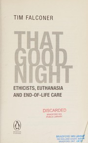 Cover of That Good Night by Tim Falconer