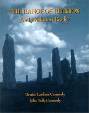 Cover of The range of religion by Denise Lardner Carmody