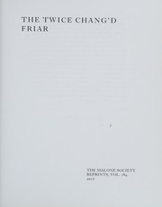 Cover of Twice-Chang'd Friar by Siobhan Keenan