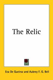Cover of A Relíquia by Eça de Queiroz