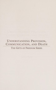 Cover of Understanding provision, communication, and death by Greg Rice