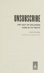 Cover of Unsubscribe by Josh Korda