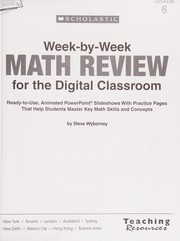 Cover of Week-By-Week Math Review for the Digital Classroom : Grade 6 by Steve Wyborney