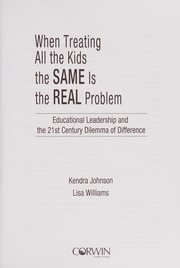 Cover of When Treating All the Kids the SAME Is the REAL Problem by Kendra V. Johnson