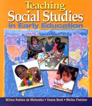 Cover of Teaching social studies in early education by Wilma J Robles de Melendez