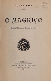 Front cover of O magriço by Ruy Chianca