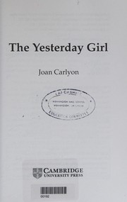 Front cover of The Yesterday Girl (Moonstone Stories for Children) by Joan Carlyon