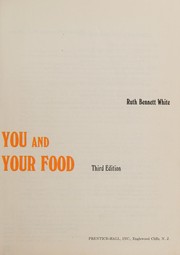 Front cover of You and your food by Ruth Bennett White