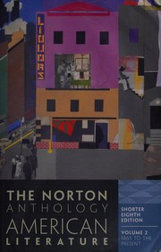 Cover of The Norton anthology of American literature -- Shorter eighth edition -- Volume 2 by Nina Baym