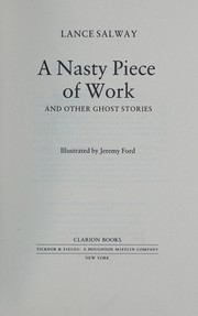 Front cover of A nasty piece of work and other ghost stories by Lance Salway