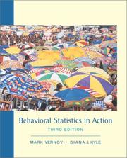 Cover of Behavioral statistics in action by Mark W. Vernoy