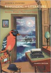 Cover of Responding to literature by Judith Dupras Stanford
