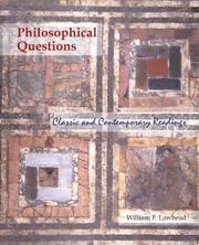 Front cover of Philosophical questions by William F. Lawhead