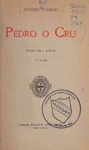 Front cover of Pedro o cru by Ant©đnio Patr©Ưcio