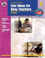 Front cover of Fast Ideas for Busy Teachers by Unknown