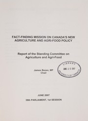 Front cover of Fact-finding mission on Canada's new agriculture and agri-food policy by Canada. Parliament. House of Commons. Standing Committee on Agriculture and Agri-Food.