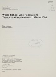 Cover of World school-age population by Z. Zsigmond