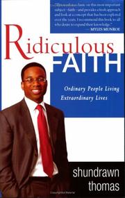 Cover of Ridiculous Faith by Shundrawn Thomas