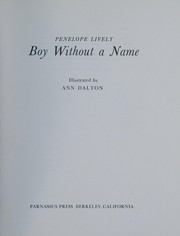 Cover of Boy Without a Name by Penelope Lively