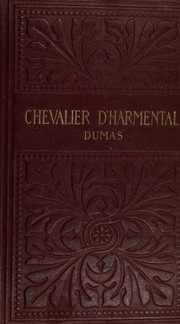 Cover of Le Chevalier d'Harmental by Alexandre Dumas