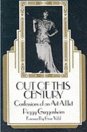 Cover of Out of this century by Peggy Guggenheim