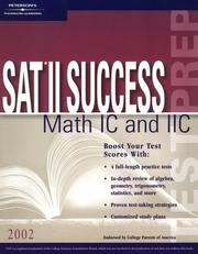 Front cover of SAT II Success MATH 1C and 2C 2002 by Peterson's