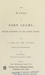 Cover of The works of John Adams by John Adams
