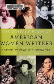 Cover of The Vintage Book of American Women Writers by Elaine Showalter