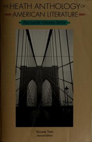 Front cover of The Heath anthology of American literature -- second edition [2/2] by Paul Lauter