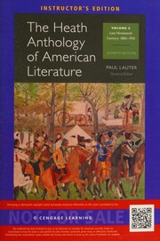 Front cover of The Heath Anthology of American Literature -- sixth edition -- Volume C, Late Nineteenth Century by Paul Lauter
