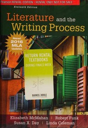 Cover of Literature and the Writing Process--eleventh edition by Elizabeth McMahan