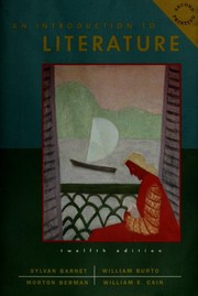 Front cover of An introduction to literature -- twelfth edition by Sylvan Barnet