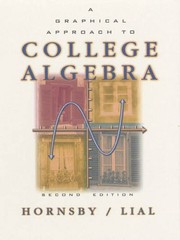 Cover of A Graphical Approach to College Algebra by E. John Hornsby