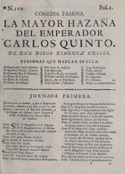 Front cover of La mayor haza©ła del emperador Carlos quinto by Diego Jim©♭nez de Enciso