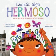 Cover of Quizás algo hermoso by F. Isabel Campoy