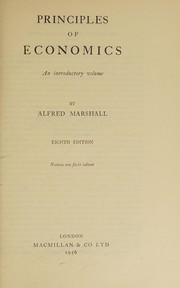 Cover of Principles of economics by Edwin R. A. Seligman