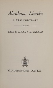 Front cover of Abraham Lincoln by Henry B. Kranz
