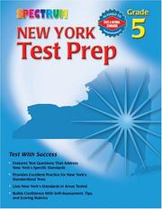 Front cover of Spectrum New York Test Prep, Grade 5 (Spectrum: Test Prep) by School Specialty Publishing