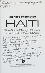 Cover of Haiti by Richard Frechette