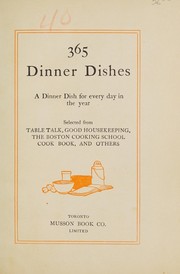 Cover of 365 dinner dishes by Unknown