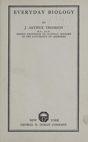 Cover of Everyday biology by J. Arthur Thomson
