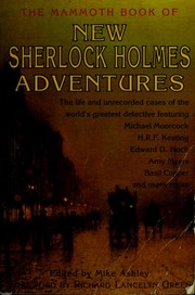 Front cover of The Mammoth Book of New Sherlock Holmes Adventures by Michael Ashley