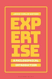 Cover of Expertise by Jamie Carlin Watson