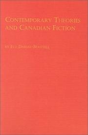 Front cover of Contemporary theories and Canadian fiction by Eva Darias-Beautell