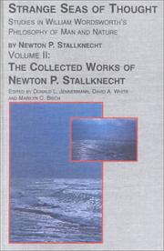 Cover of Strange seas of thought by Newton Phelps Stallknecht