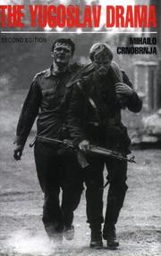Front cover of The Yugoslav Drama by Mihailo Crnobrnja