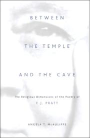 Front cover of Between the temple and the cave by Angela T. McAuliffe