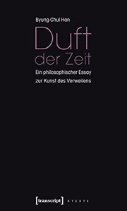 Cover of Duft der Zeit by Byung-Chul Han