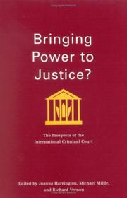 Cover of Bringing power to justice? by Michael Milde